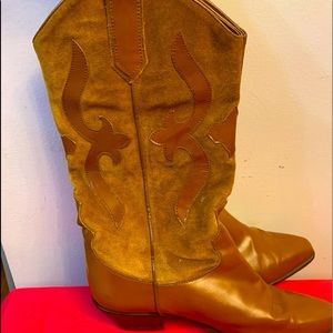 ladies’ Cowboy Boots Leather Made in Italy